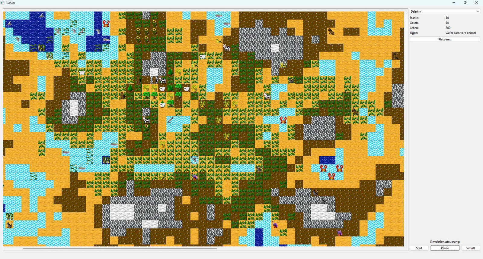 BioSim — Ökosystem-Simulation